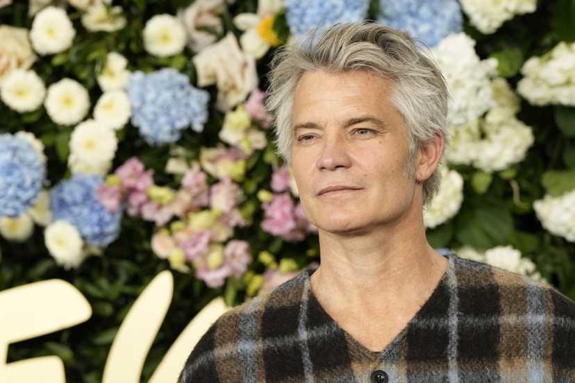 Timothy Olyphant on the red carpet for Disney Upfront 2025.