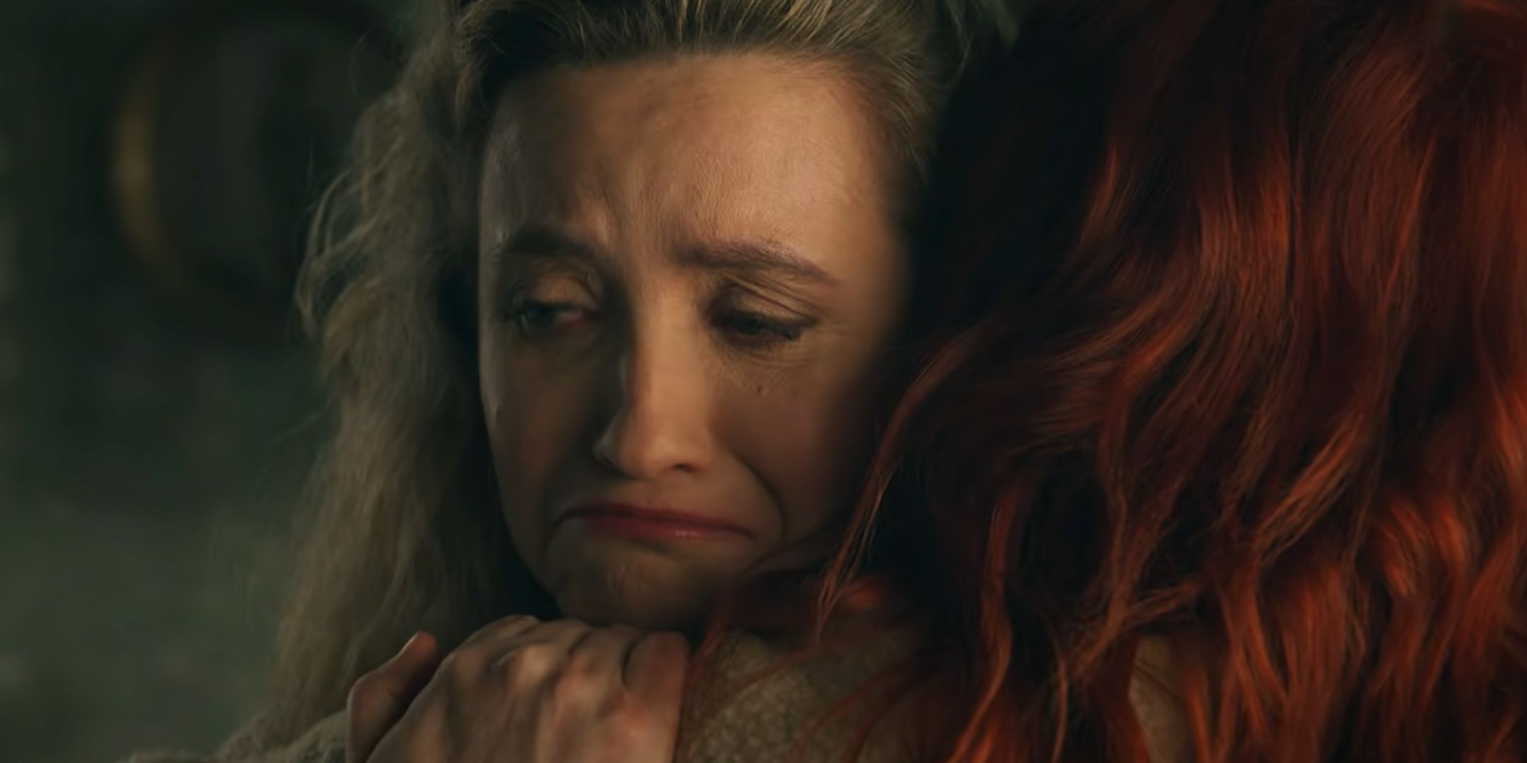 Jenna Lamia as Judy Cooper looking upset in Resident Alien