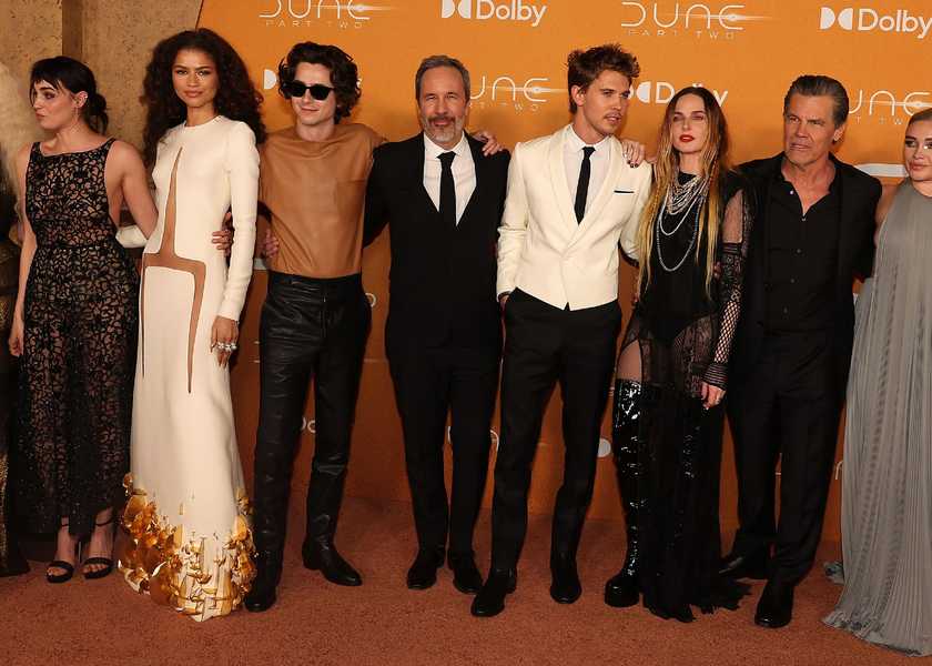 The cast of Dune Part Two at the New York premiere