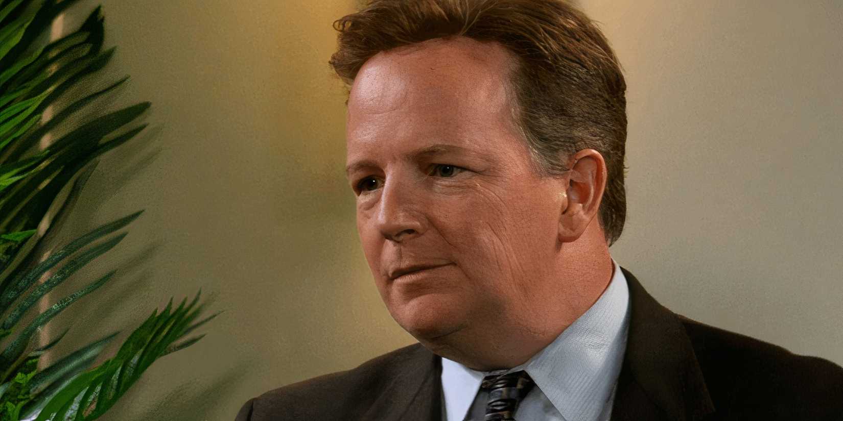 JD Walsh as Reverend Travis Lemon looking serious on Georgie & Mandy's First Marriage