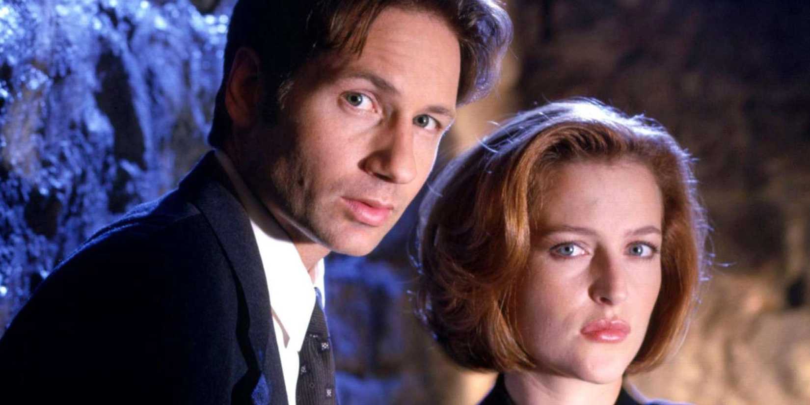 Mulder and Scully in The X-Files