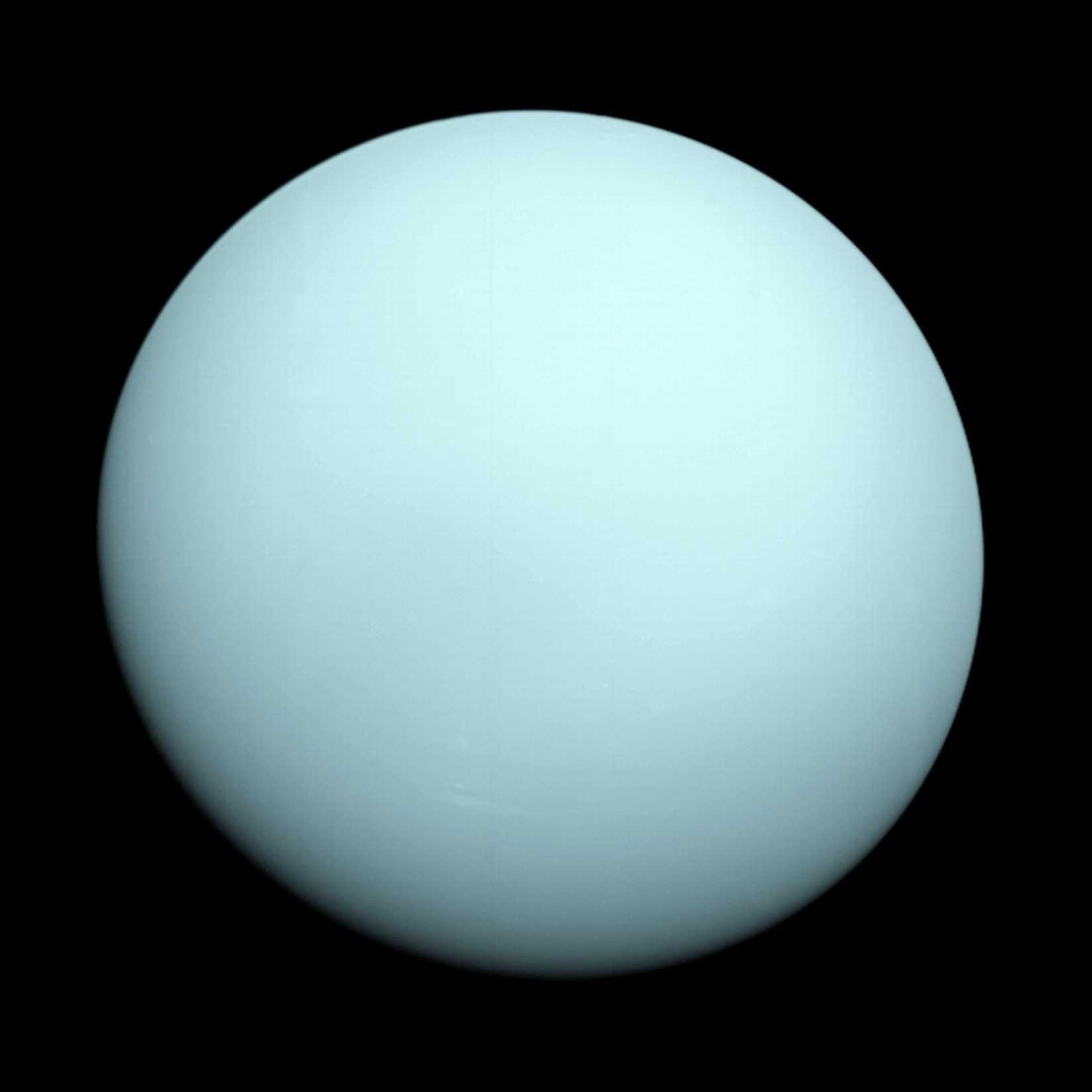 Urano como visto pela NASA Voyager 2