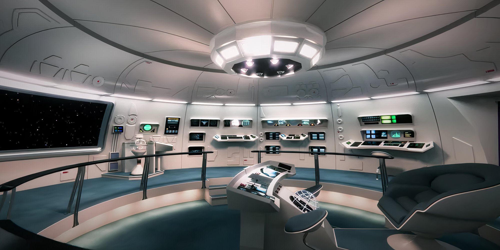 USS Enterprise Star Trek Phase II bridge