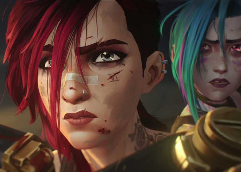 Vi and Jinx in Arcane