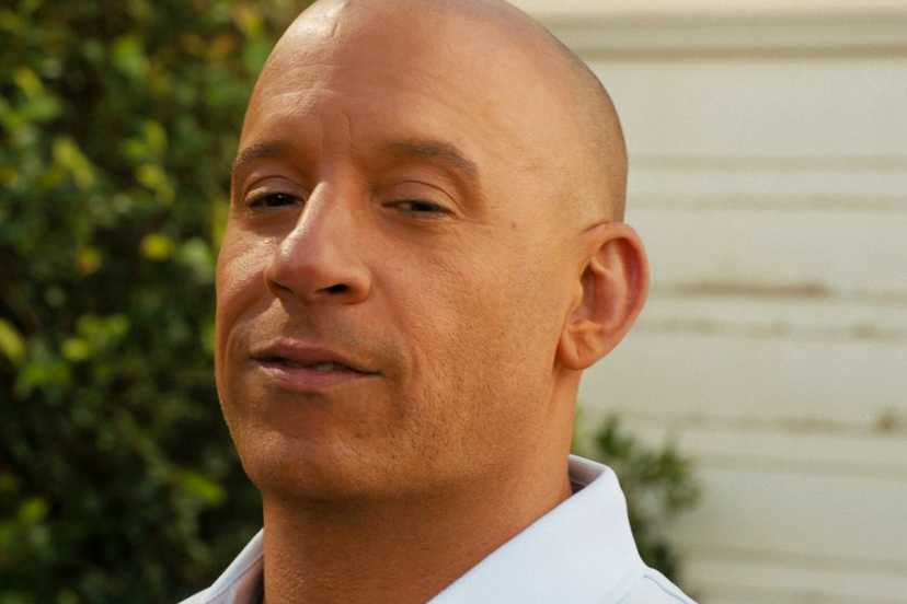 Vin Diesel as Dom Toretto looking smug in F9