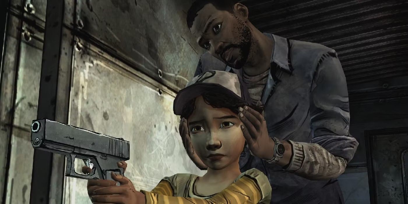 walking dead's clementine and lee