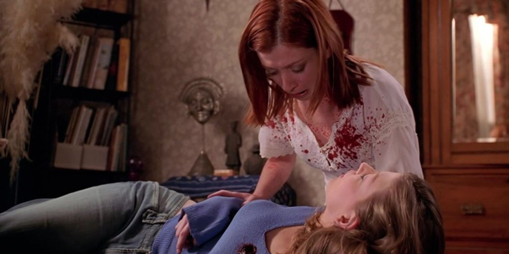 Willow reage à morte de Tara em Buffy, a Caçadora de Vampiros