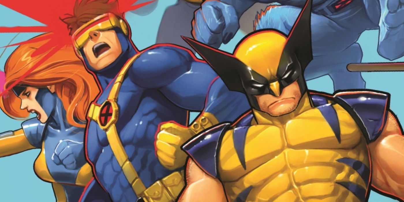 Wolverine, Cyclops e Jean Grey in arte X-Men