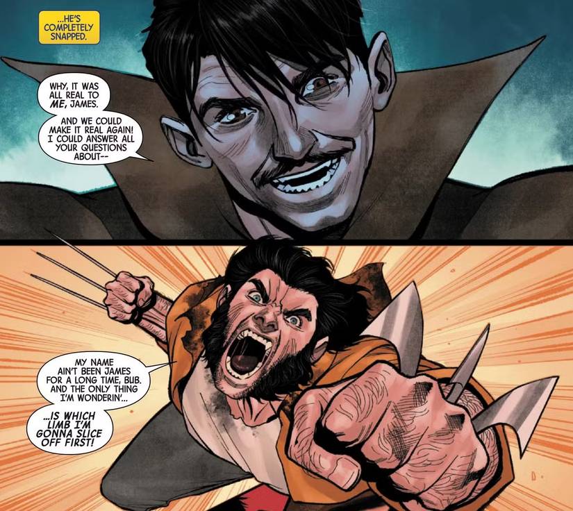 wolverine dichiara il suo vero nome
