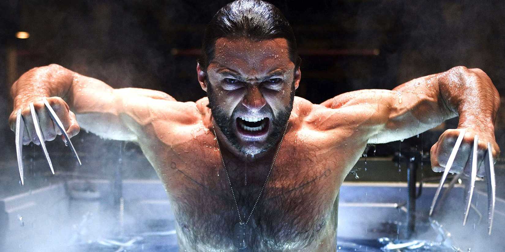 Wolverine Hugh Jackman in Weapon X Testing Scene