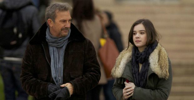 Kevin Costner and Hailee Steinfeld in 3 Days to Kill