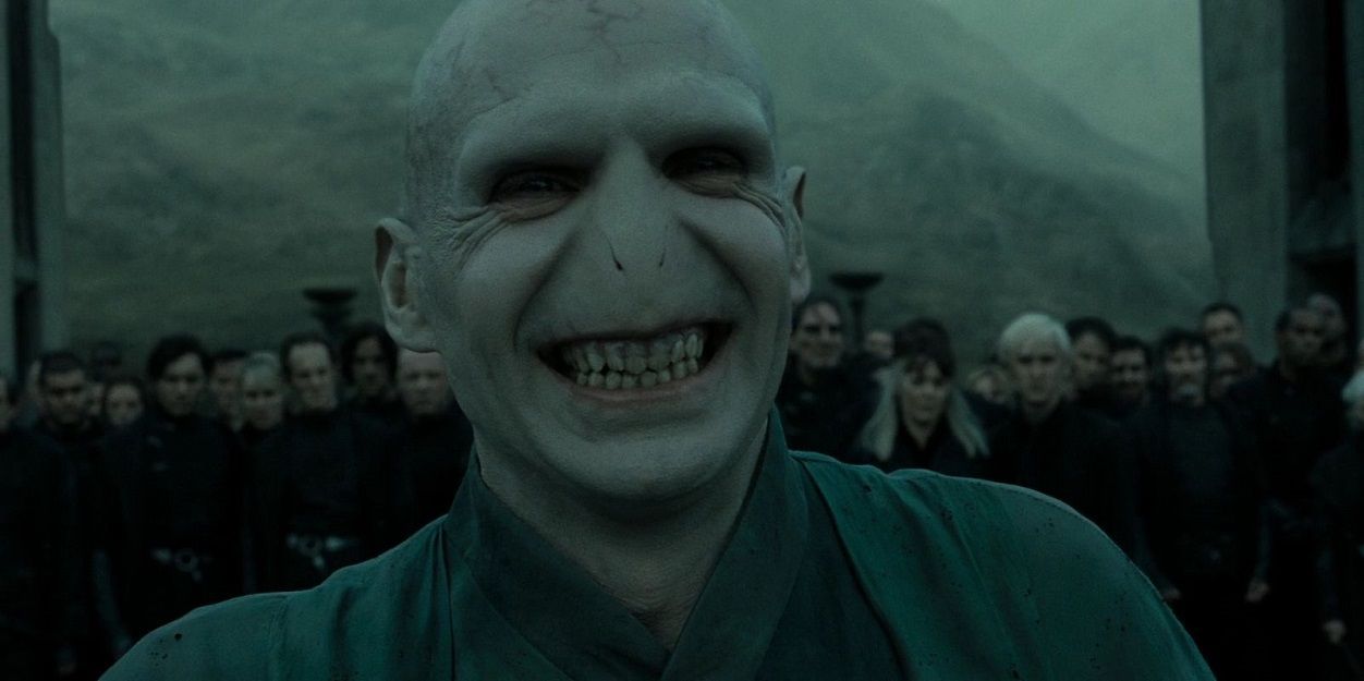 Voldemort smiling