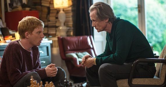 Domhnall Gleeson and Bill Nighy in 'About Time'