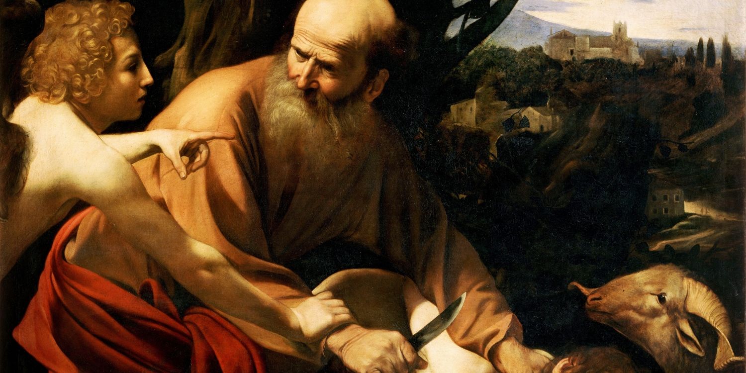 Abraham Isaac Angel Painting