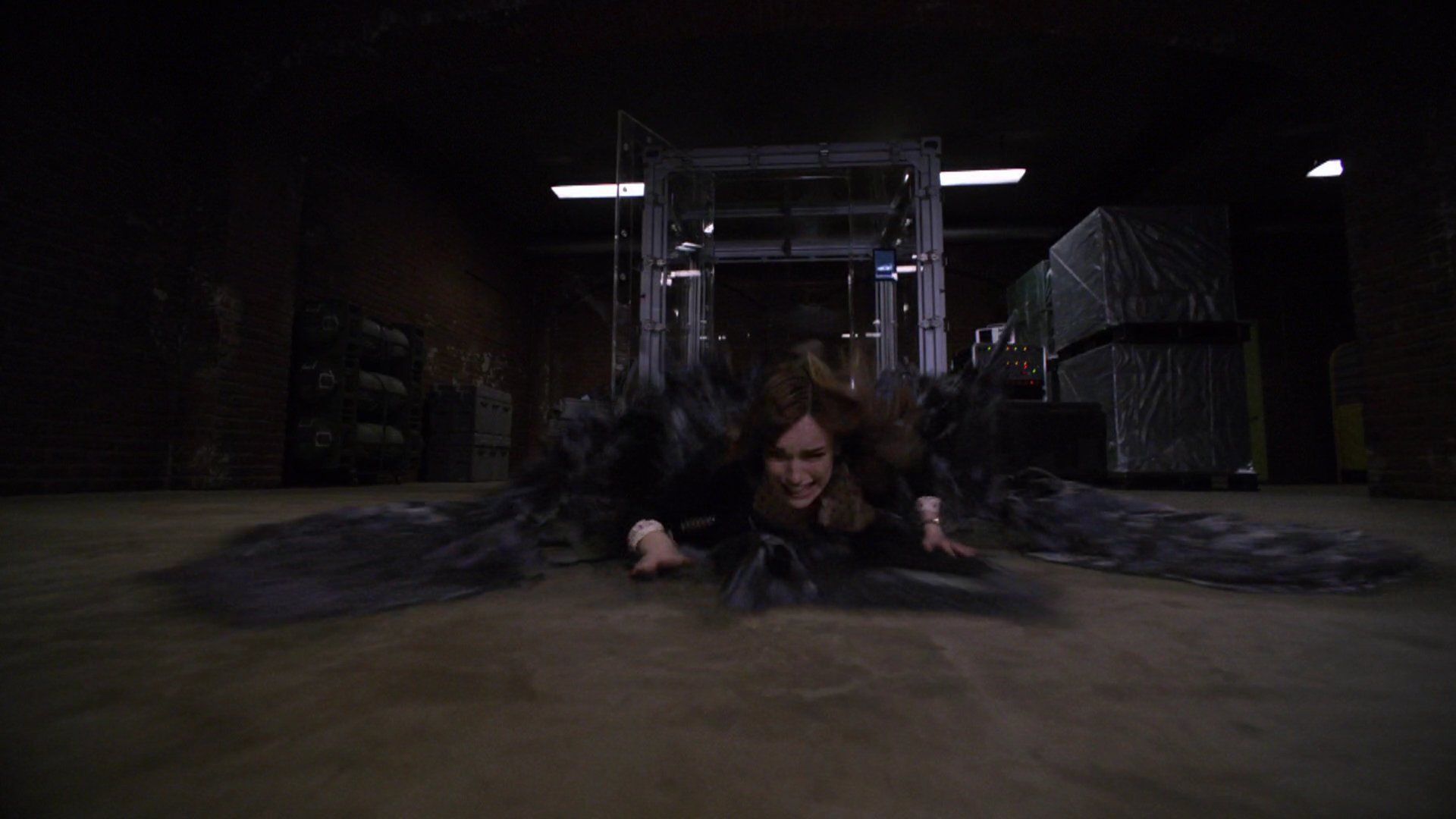 Agent Simmons in Kree Monolith - Agents of SHIELD