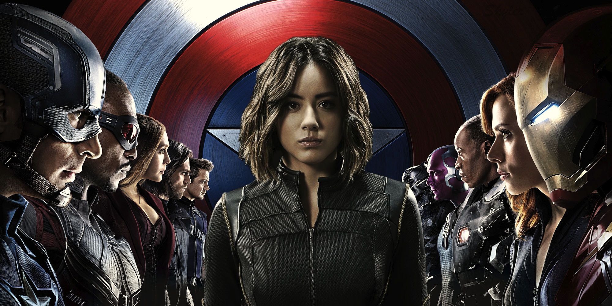 Custom image of Agents of SHIELD and Civil War poster