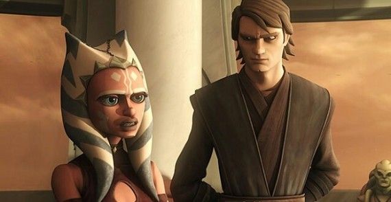 Ahsoka Tano Anakin Skywalker Star Wars The Clone Wars