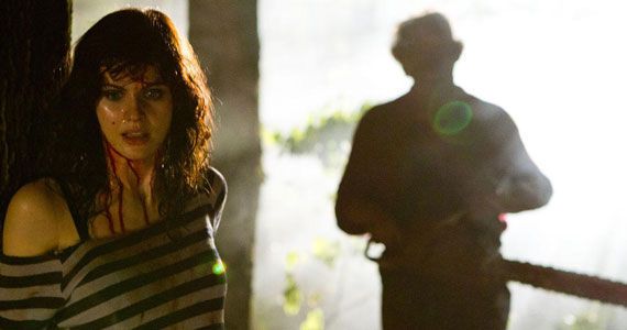 Alexandra Daddario and Dan Yeager in Texas Chainsaw 3D