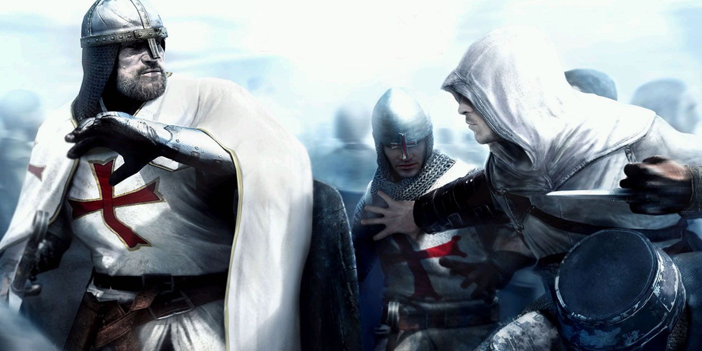 Altair Fights Templars in Assassin's Creed