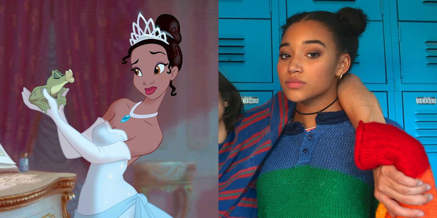 Amandla Stenberg as Tiana in The Princess and the Frog