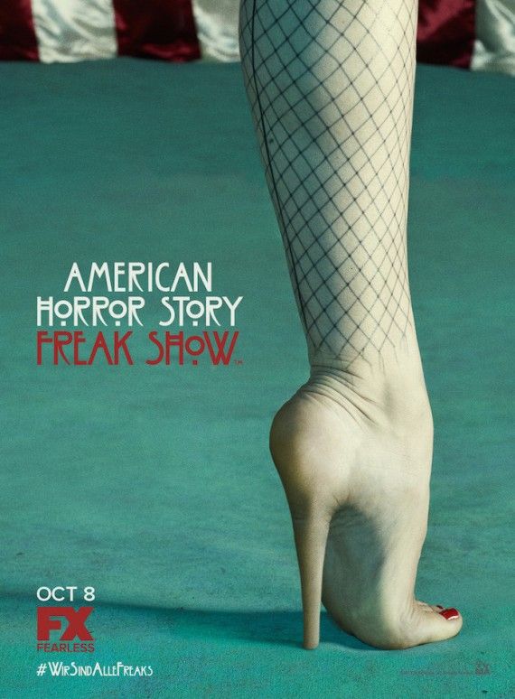 American Horror Story Freak Show Poster Stiletto Foot