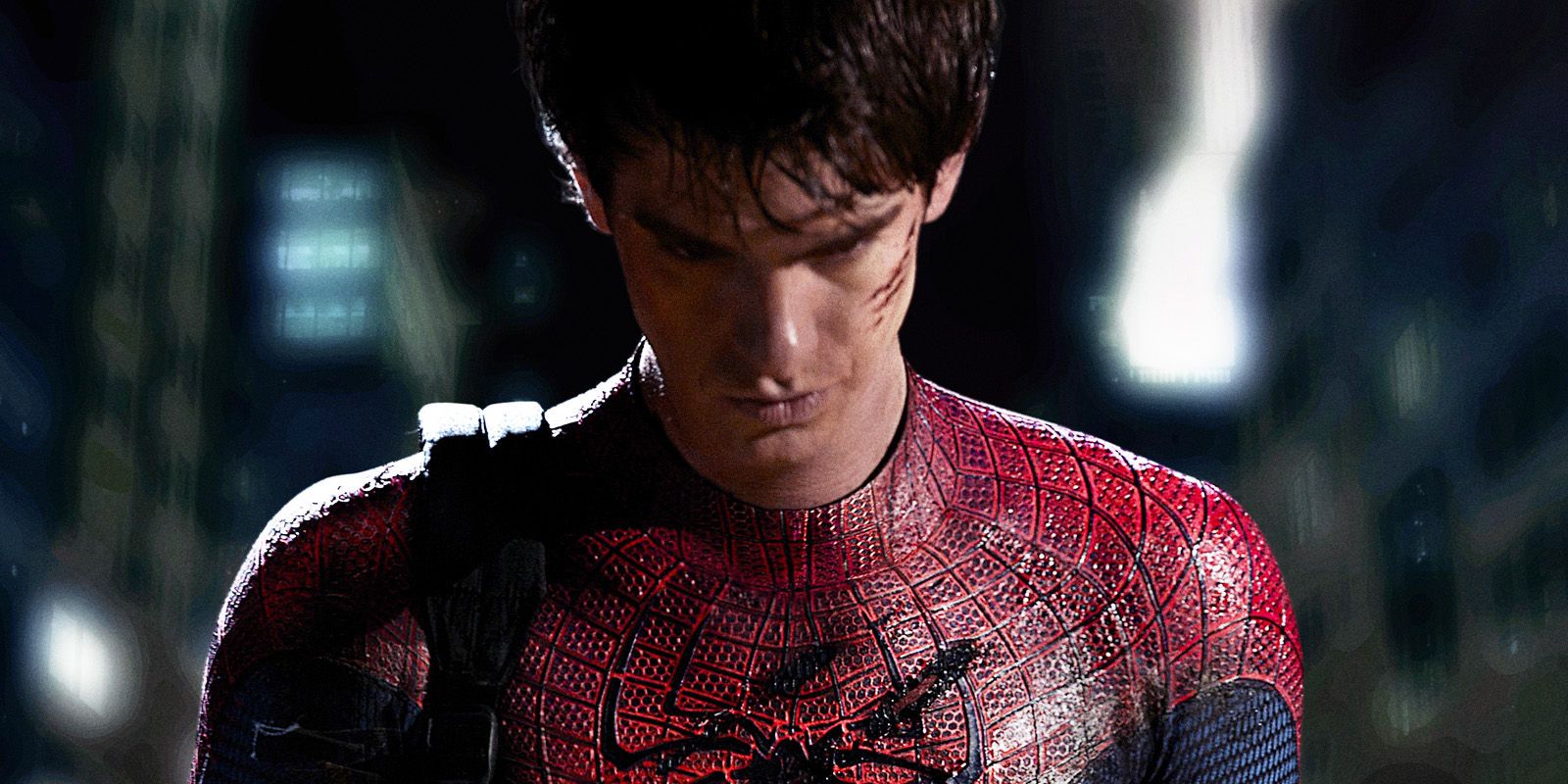Andrew Garfield as Sad Spider-Man