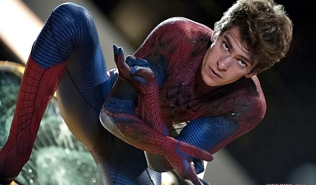 Andrew Garfield as Peter Parker in The Amazing Spider-man