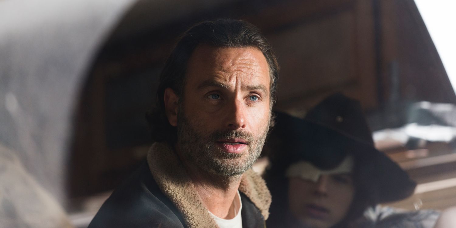Andrew Lincoln and Chandler Riggs in The Walking Dead Season 6 Episode 16