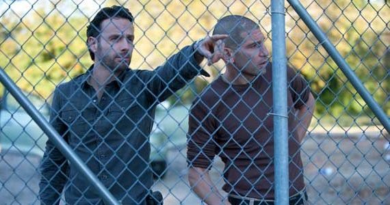 Andrew Lincoln and Jon Bernthal The Walking Dead 18 Miles Out
