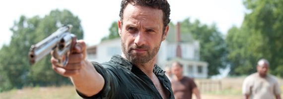 Andrew Lincoln as Rick Grimes in The Walking Dead season 2