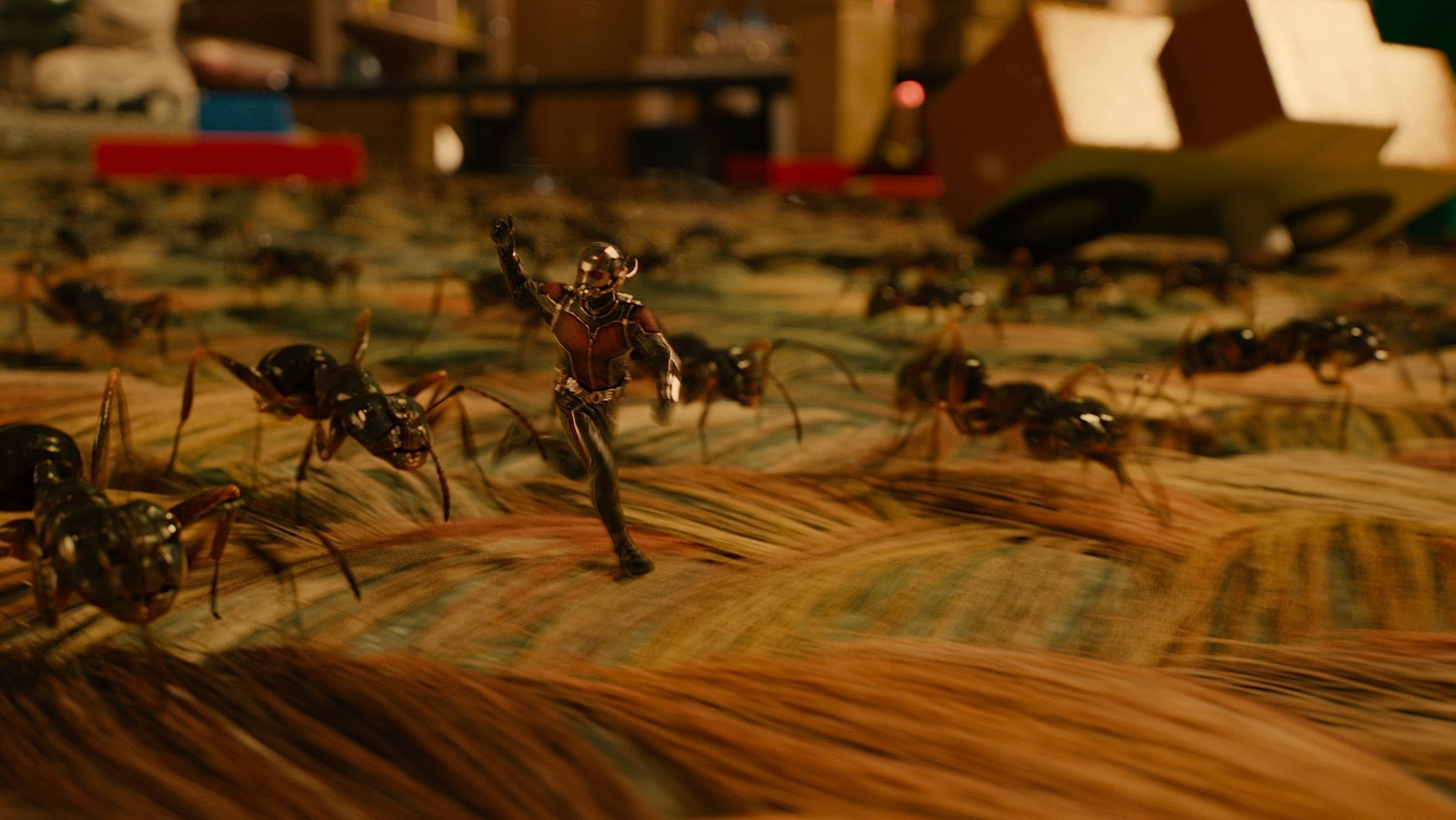 Ant-Man Microverse Photo - Ants on Carpet