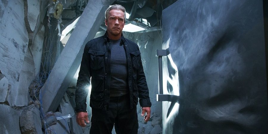 Arnold Schwarzenegger as Pops in 'Terminator Genisys'