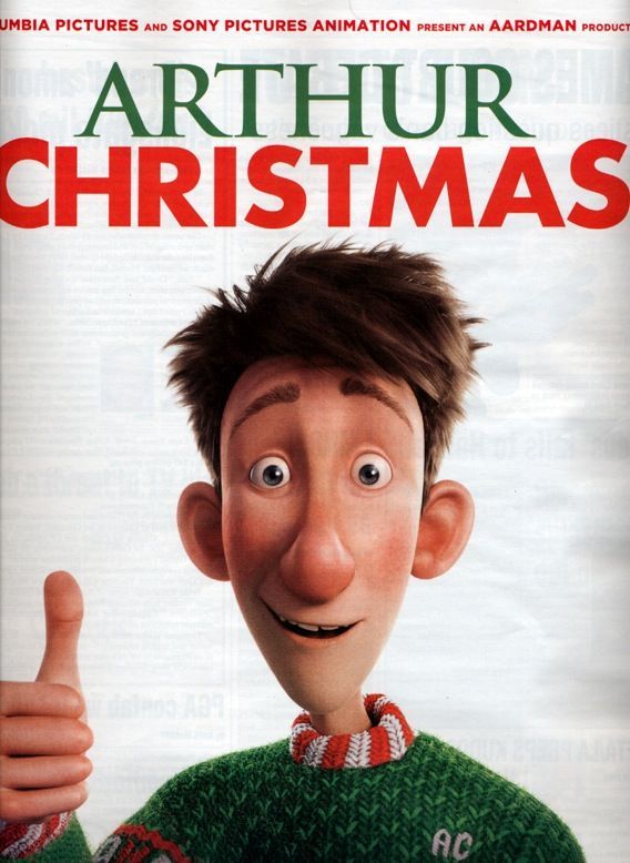 Arthur Christmas movie with James McAvoy and Hugh Laurie