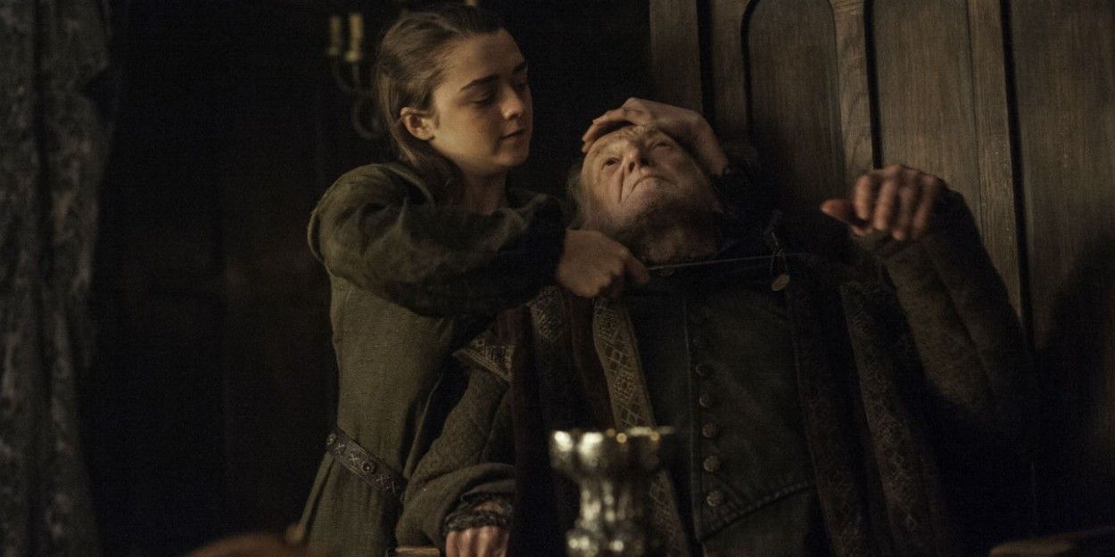Arya Stark killing Walder Frey Game of Thrones