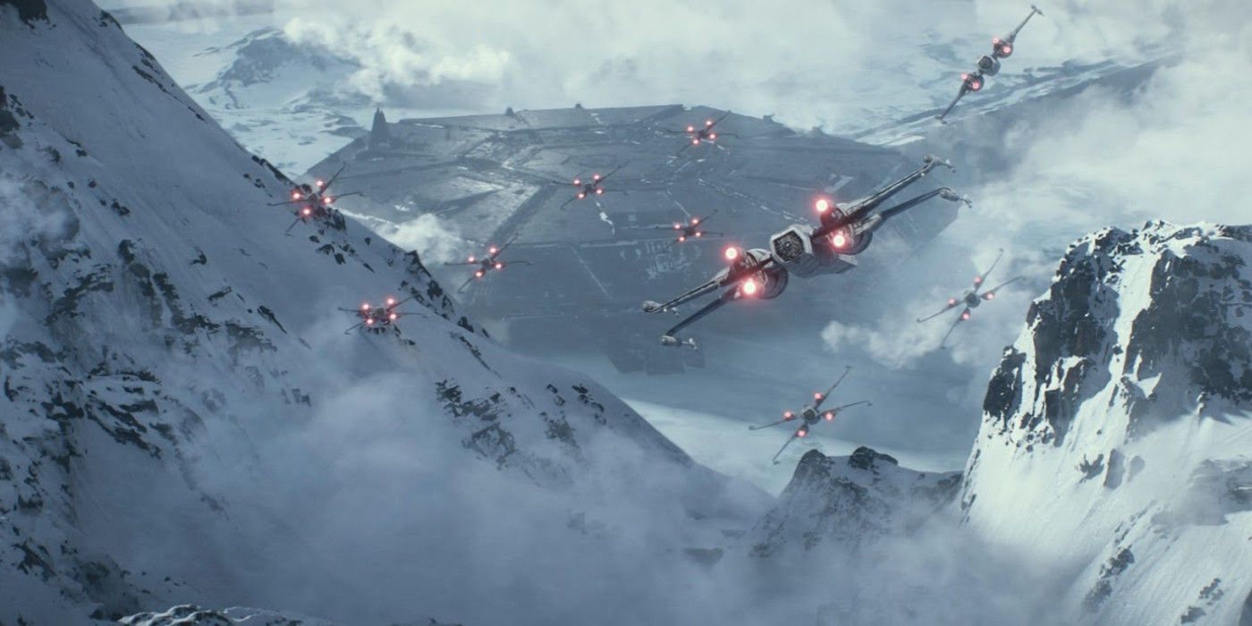 Star Wars The Force Awakens X-Wings Attack Starkiller Base