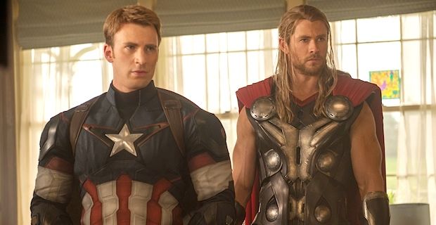 Avengers 2 Age of Ultron Captain America Thor Chris Evans Chris Hemsworth