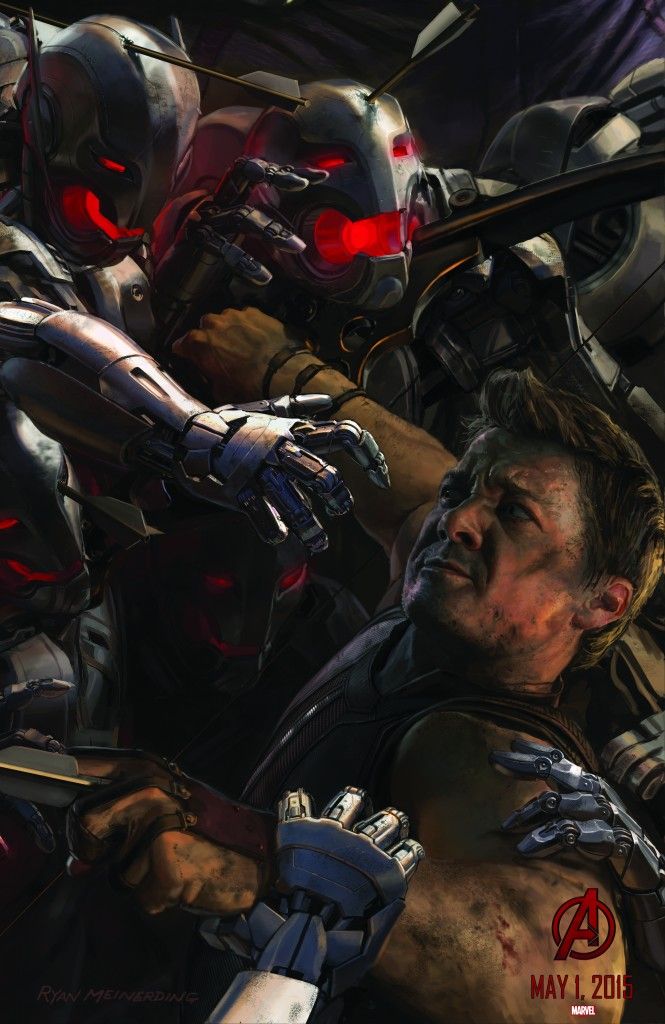 Avengers 2: Age of Ultron Comic-Con Concept Art Poster Hawkeye (high-res)