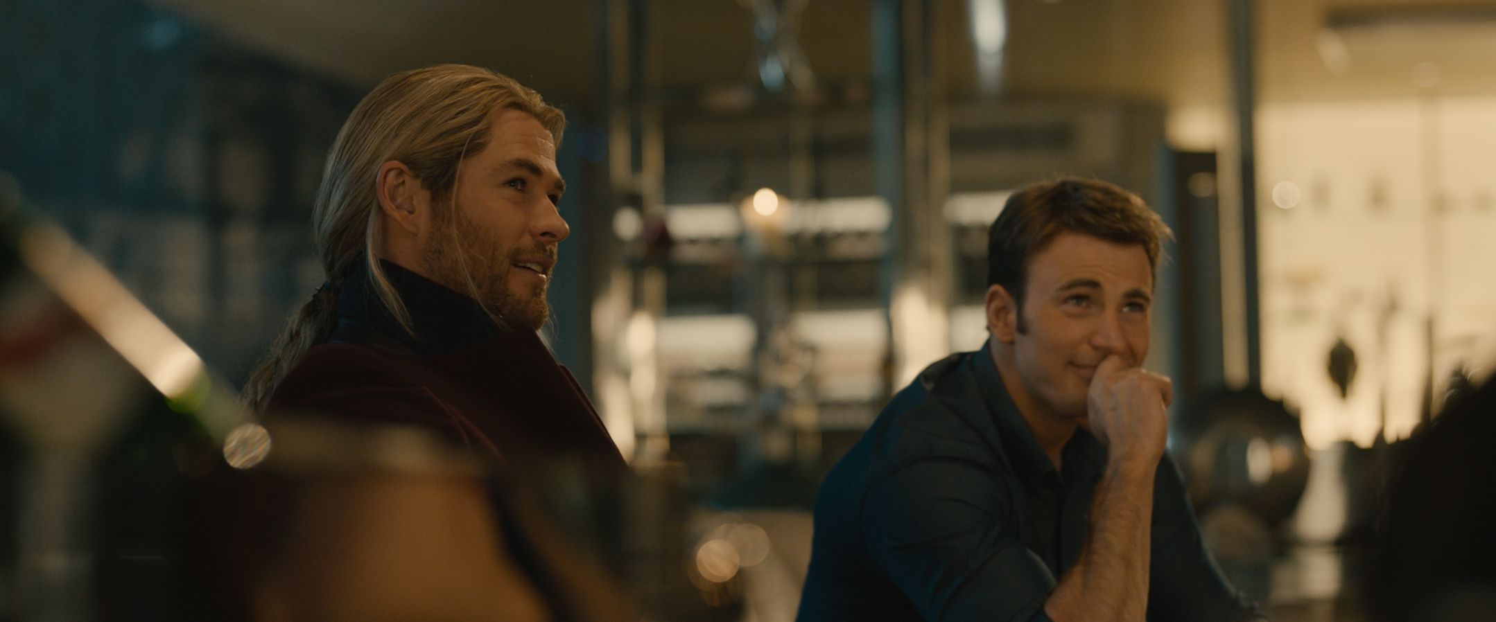 Avengers 2 Age of Ultron HD Still Thor Steve Rogers Party