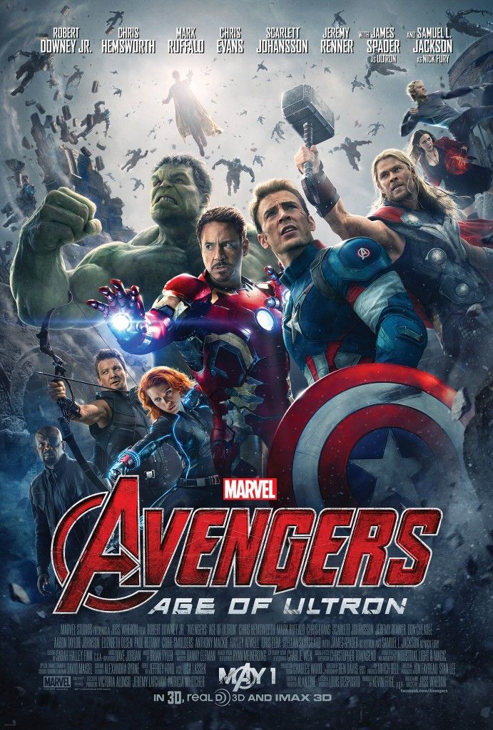 Avengers 2: Age of Ultron Team Characters Poster (High Res)