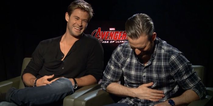 Avengers 2 Chris Evans Hemsworth Interview
