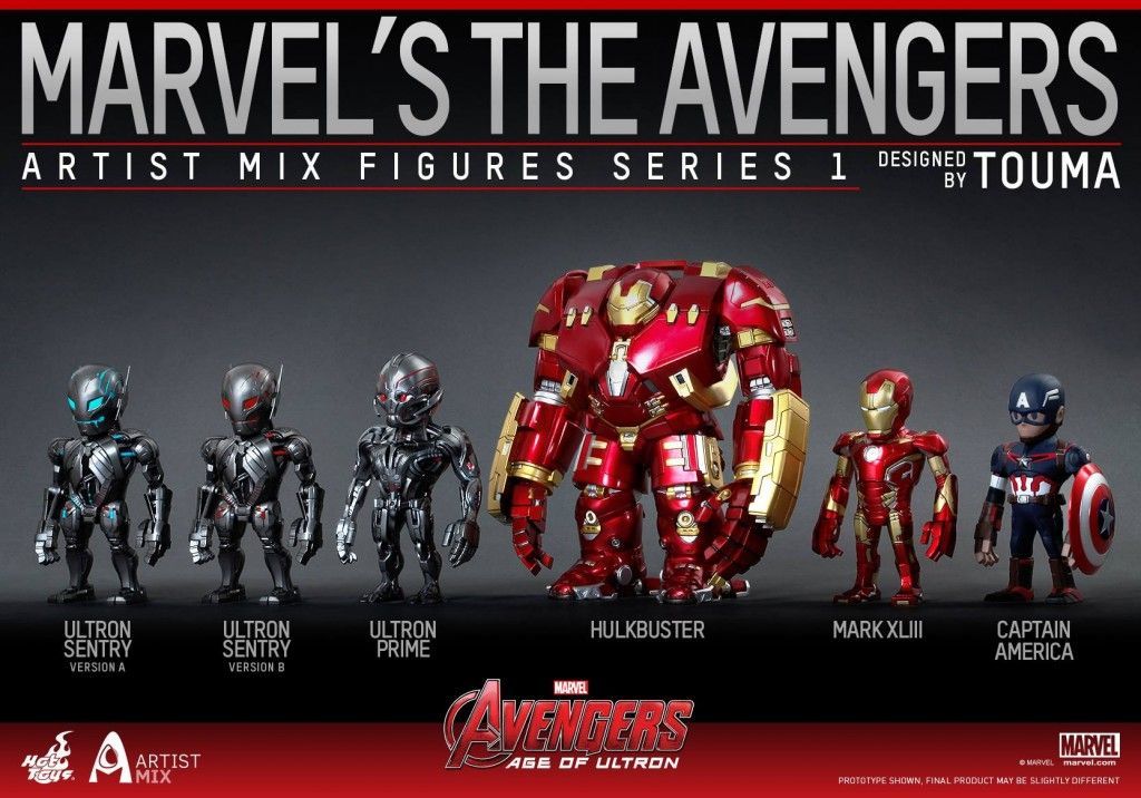 Avengers 2 -Iron Man and Ultron Prime and Sentry Toys