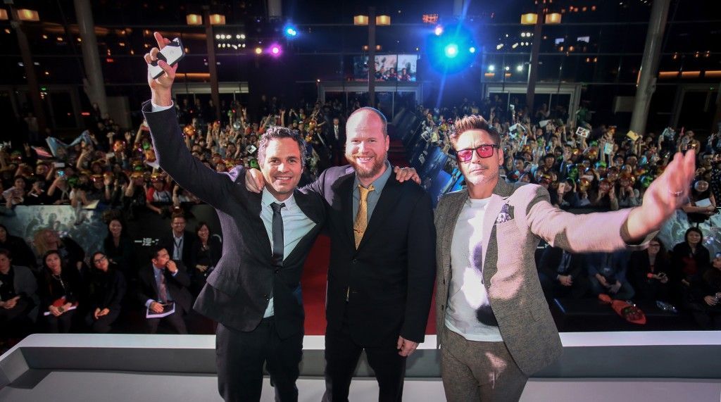 Avengers: Age of Ultron China Fan Event - Joss Whedon, Robert Robert Downey Jr, Mark Ruffalo