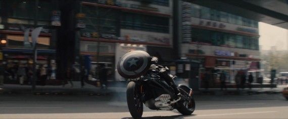 Avengers: Age of Ultron Trailer 1 - Captain America Motorcycle