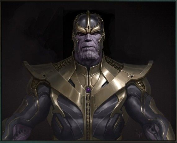'Avengers' Concept Art - Thanos' Upper Body