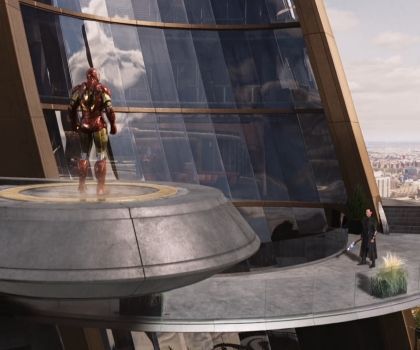 Avengers Trivia Iron Man Loki Staredown