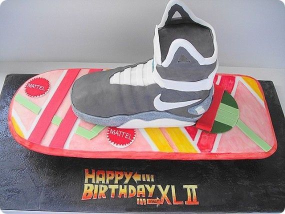 Back To The Future Hoverboard Cake