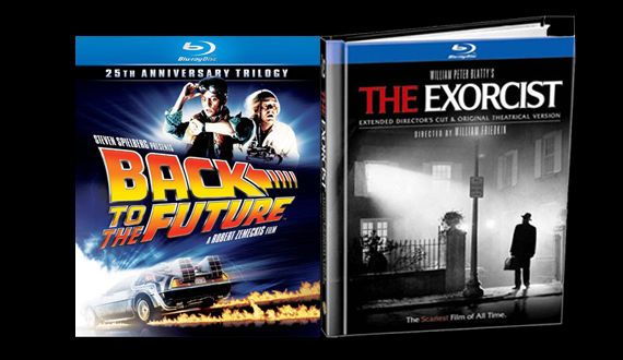 Back to the Future The Exorcist blu-ray box art