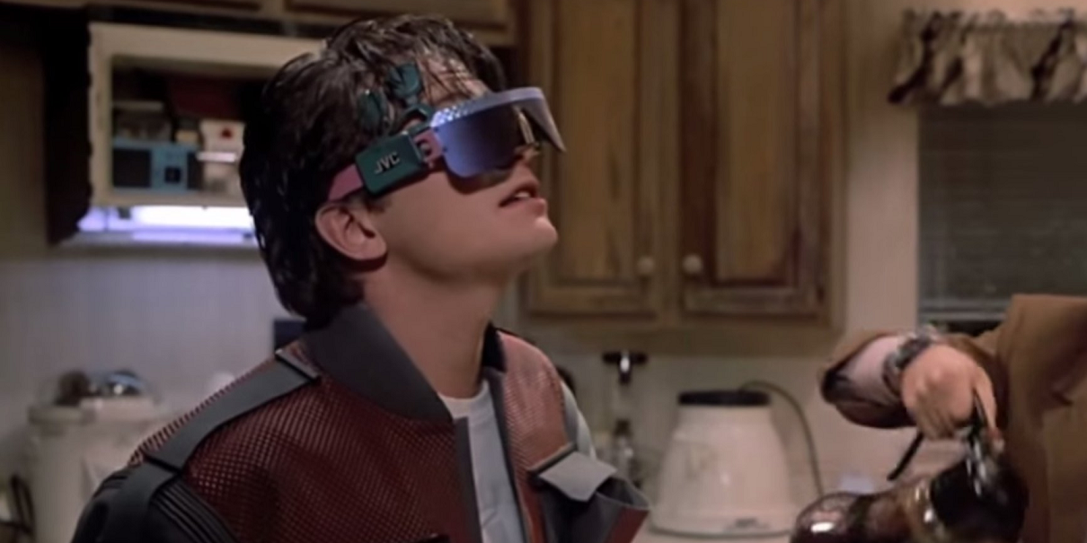 Screenshot of Back to the Future II goggles