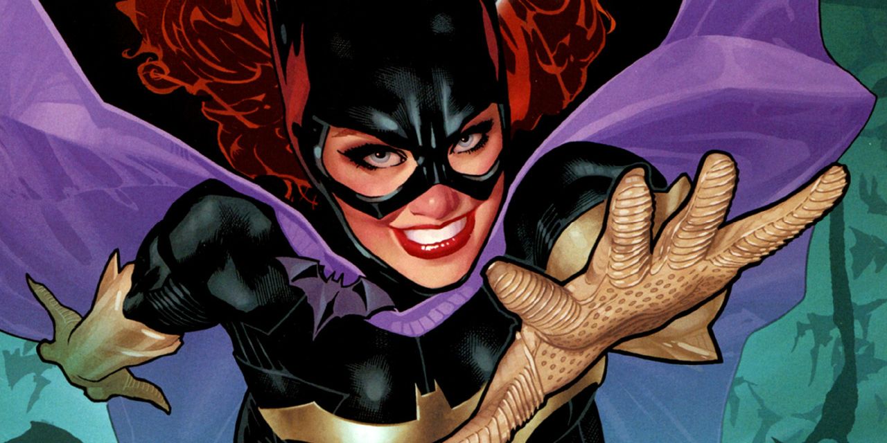 The New 52 Batgirl leaps into battle in DC Comics.