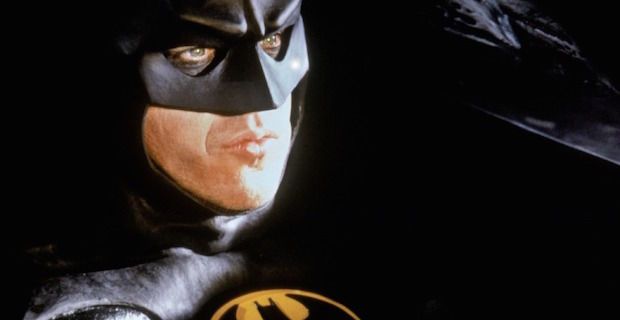 Close-up of Batman in 1989 Tim Burton film